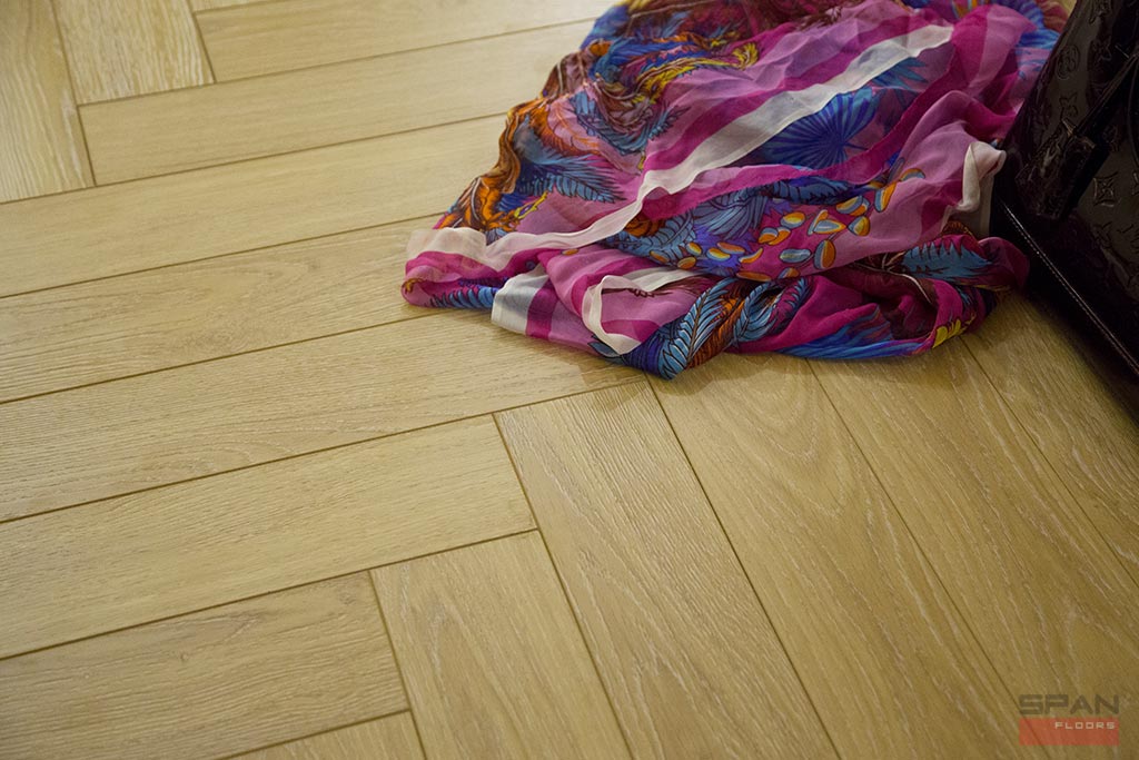 Whitewash Herringbone Span Floors